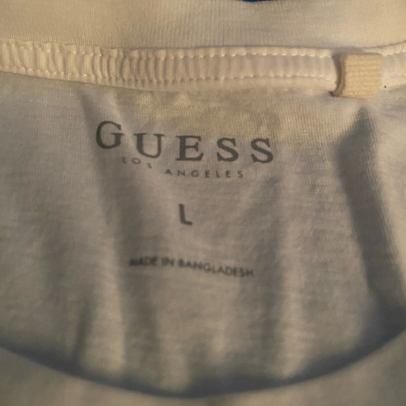 Guess Los Angeles Graphic T-Shirt with Gold Accents - Men’s Large - Picture 3 of 4